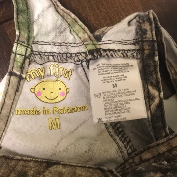 Boys Camouflage Overalls - Picture 4 of 4